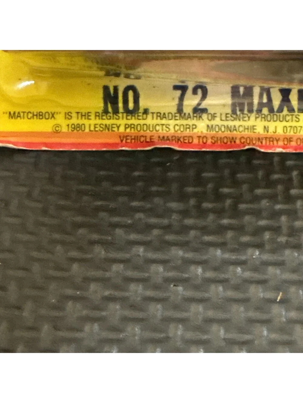VTG NOS NIP 1980 MATCHBOX LESNEY TM DIECAST # 72 